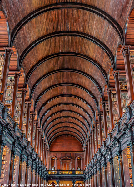 Trinity college library, Dublin, Ireland Picture Board by Delphimages Art