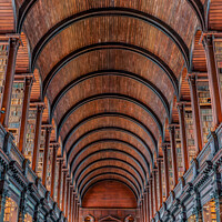 Buy canvas prints of Trinity college library, Dublin, Ireland by Delphimages Art