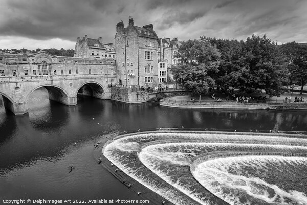 Bath, Somerset. Pulteney bridge Picture Board by Delphimages Art