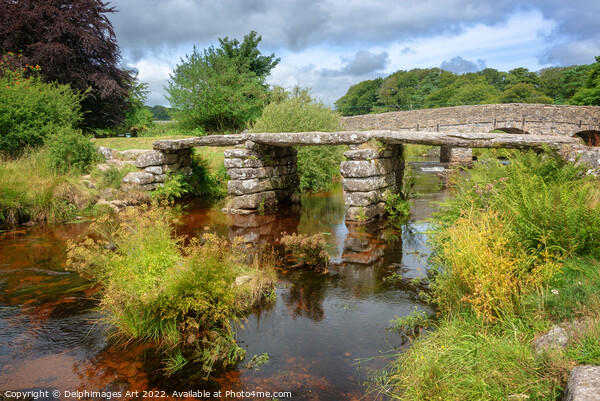 Two Bridges in Dartmoor, Devon, UK Picture Board by Delphimages Art