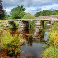 Buy canvas prints of Two Bridges in Dartmoor, Devon, UK by Delphimages Art