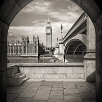 Buy canvas prints of London. Secret tunnel under Westminster bridge by Delphimages Art