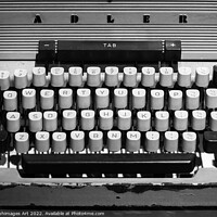 Buy canvas prints of Typewriter by Delphimages Art