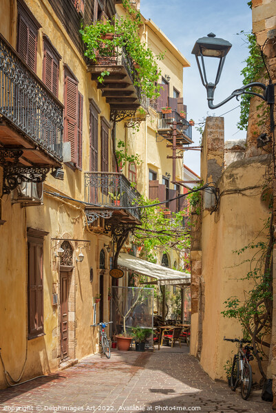 Crete, Greece. Old town of Chania Picture Board by Delphimages Art