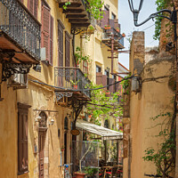 Buy canvas prints of Crete, Greece. Old town of Chania by Delphimages Art