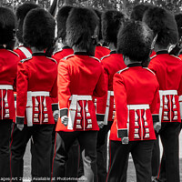 Buy canvas prints of Royal guards in London by Delphimages Art
