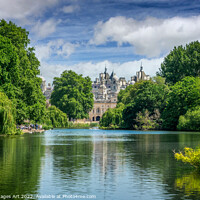 Buy canvas prints of London, Saint James park near Buckingham palace by Delphimages Art