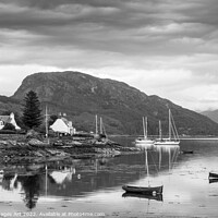 Buy canvas prints of Loch Carron and the village of Plockton by Delphimages Art