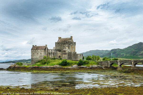Eilean Donan castle in North West Highlands Scotla Picture Board by Delphimages Art