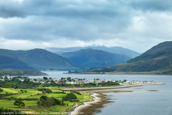 Ullapool and Loch Broom, Scottish Highlands Picture Board by Delphimages Art
