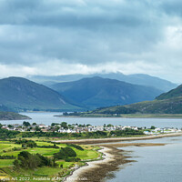 Buy canvas prints of Ullapool and Loch Broom, Scottish Highlands by Delphimages Art