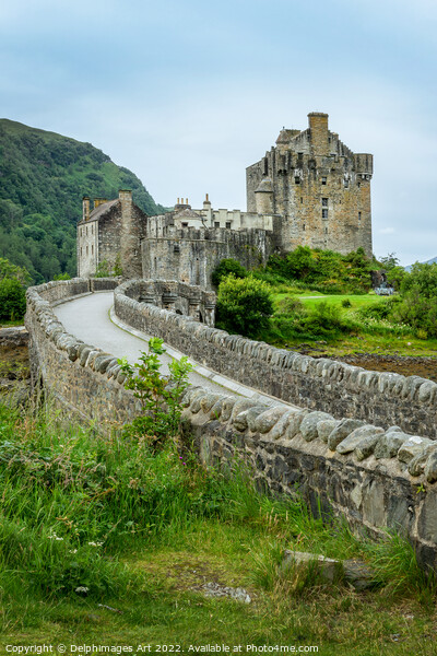 Eilean Donan castle, Scottish Highlands Picture Board by Delphimages Art