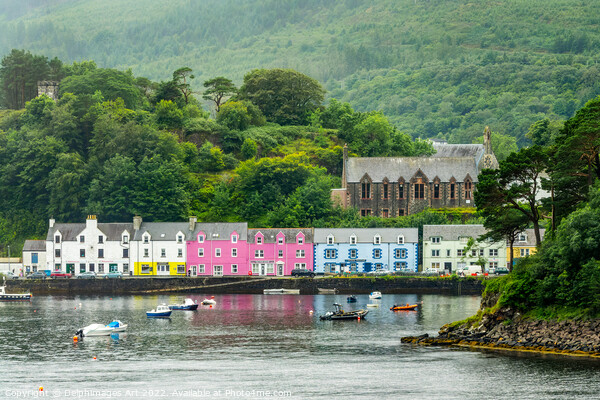 Portree, Isle of Skye, Scotland, UK Picture Board by Delphimages Art