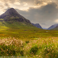 Buy canvas prints of Glencoe viewpoint landscape at sunset, Highlands by Delphimages Art