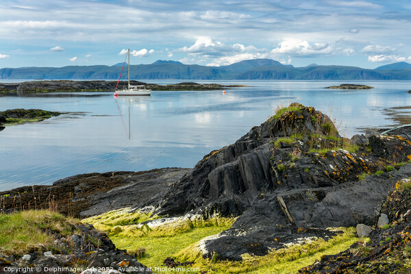 Sound of Luing, Slate islands, Argyll, Scotland Picture Board by Delphimages Art