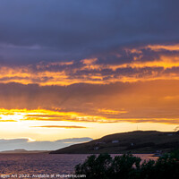 Buy canvas prints of Sunset in Ullapool, Highlands, Scotland by Delphimages Art