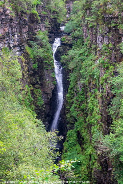 Corrieshalloch gorge and waterfall, Scottish Highl Picture Board by Delphimages Art