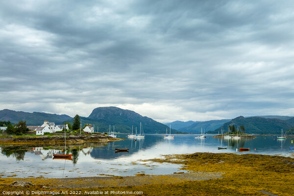Plockton in the Scottish Highlands, Scotland Picture Board by Delphimages Art