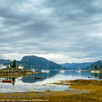 Buy canvas prints of Plockton in the Scottish Highlands, Scotland by Delphimages Art
