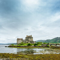 Buy canvas prints of Eilean Donan castle, Scottish Highlands by Delphimages Art