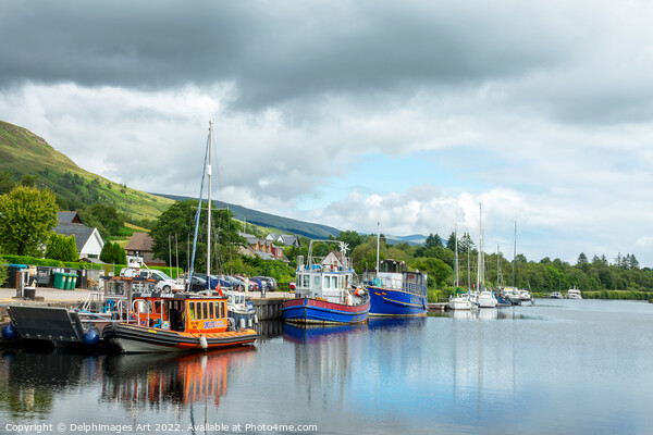 Caledonian Canal near Fort William, Scotland Picture Board by Delphimages Art
