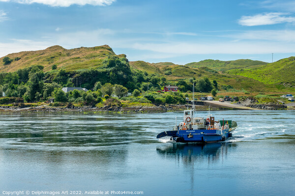 Ferry to Luing island, Argyll, Scotland, UK Picture Board by Delphimages Art