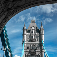 Buy canvas prints of Tower Bridge in London, front view by Delphimages Art