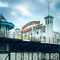 Buy canvas prints of Brighton Palace Pier by Delphimages Art