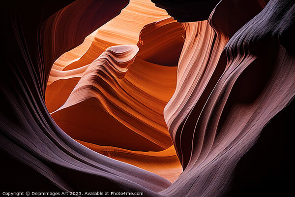 Antelope canyon, Page, Arizona Picture Board by Delphimages Art