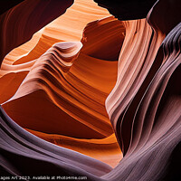 Buy canvas prints of Antelope canyon, Page, Arizona by Delphimages Art