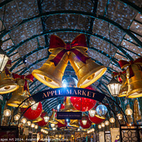 Buy canvas prints of Christmas Jingle Bells in Covent Garden market, London by Delphimages Art