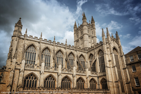 Bath Abbey, Somerset, United Kingdom Picture Board by Delphimages Art