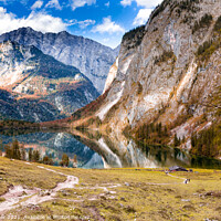 Buy canvas prints of Obersee in autumn by Dirk Rüter