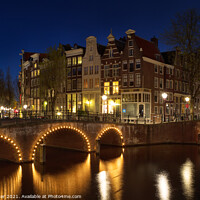 Buy canvas prints of Keizersgracht at night by Dirk Rüter