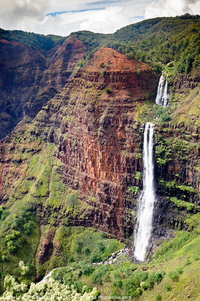 Waipoo Falls, Waimea Canyon, Kauai Picture Board by Dirk Rüter