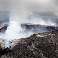 Buy canvas prints of Halemaumau crater on Kilauea by Dirk Rüter