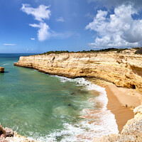 Buy canvas prints of Coastal landscape at the Algarve by Dirk Rüter