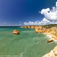 Buy canvas prints of Coastal landscape at the Algarve by Dirk Rüter