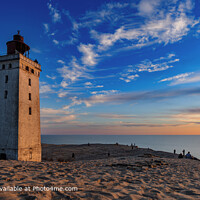 Sunset Lighthouse Landscape Denmark