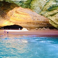 Buy canvas prints of Algarve Benagil Cave Portugal  by Chris Mc Manus
