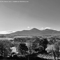 Buy canvas prints of Mourne Mountains Newcastle by Chris Mc Manus