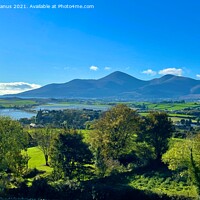 Buy canvas prints of Landscape of the Mourne Mountains by Chris Mc Manus