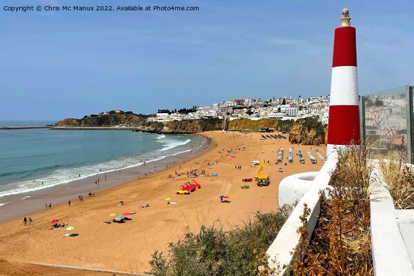 Algarve Old Town Picture Board by Chris Mc Manus