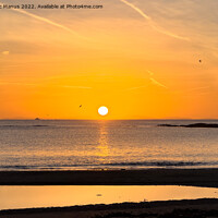Buy canvas prints of Sunrise above the Isle  by Chris Mc Manus