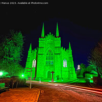 Buy canvas prints of The Glowing Heart of St Patrick by Chris Mc Manus