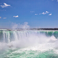 Buy canvas prints of Canada, Majestic Niagara Waterfall by Elijah Lovkoff