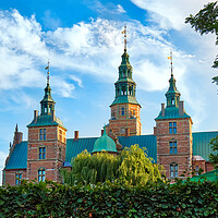 Buy canvas prints of Famous Rosenborg castle, one of the most visited castles in Copenhagen by Elijah Lovkoff