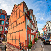 Buy canvas prints of Copenhagen, Denmark, Typical Danish architecture  by Elijah Lovkoff