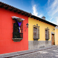Buy canvas prints of Guatemala, scenic Antigua streets during a holy week  by Elijah Lovkoff
