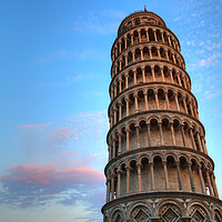 Buy canvas prints of Scenic view of leaning tower of Pisa, Italy by Elijah Lovkoff